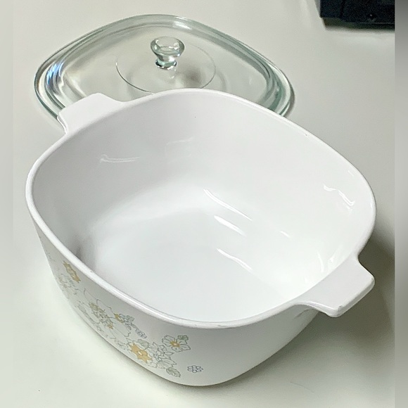 1970s Vintage Corning Ware Floral Bouquet 2.5 Qt Lidded Casserole P 2 1/2 B - Picture 5 of 16